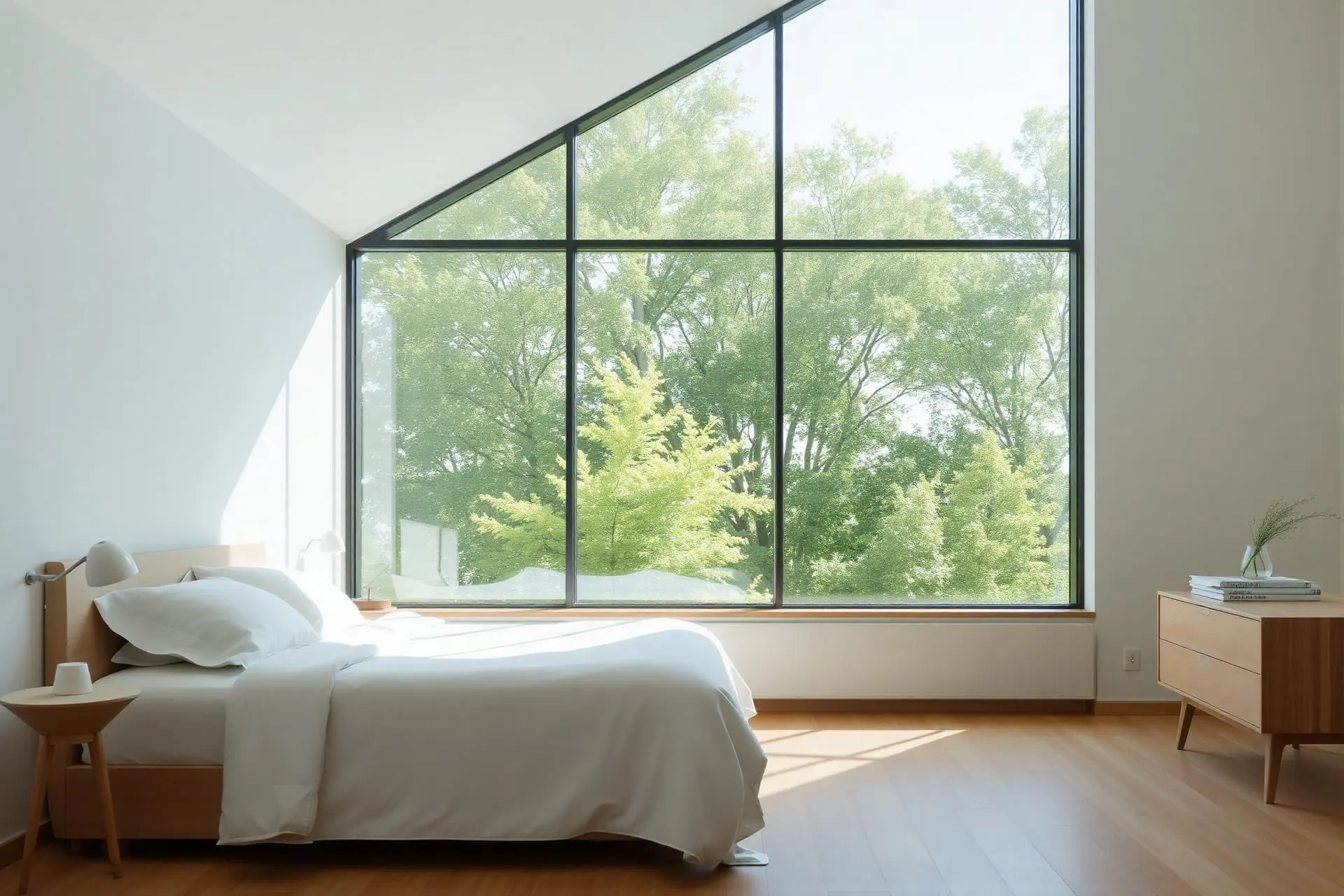 Large architectural glass window system